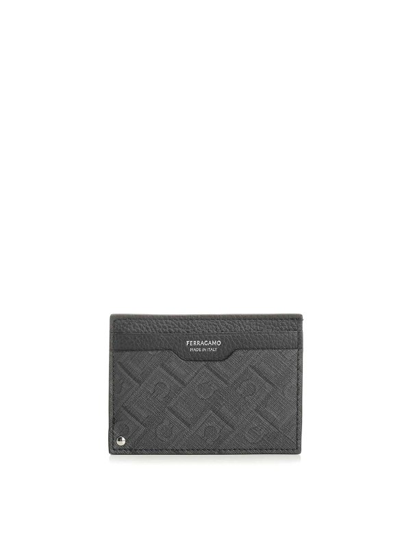 FERRAGAMO: wallets & purses - Monogram Card Holder