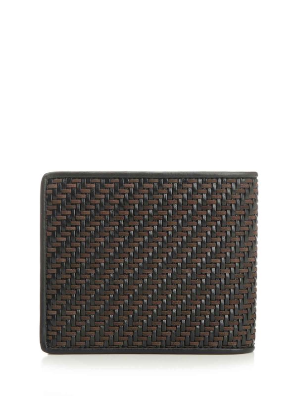 The Best Shops FERRAGAMO: wallets & purses - Wallet With Woven Pattern