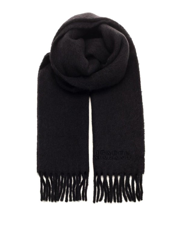 ISABEL MARANT: Bufandas y pañuelos - Bufanda - Negro