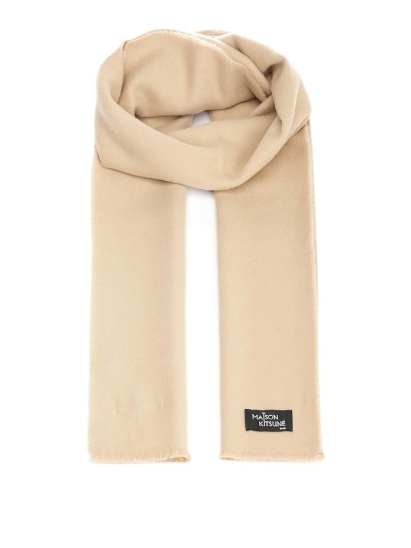 MAISON KITSUNÉ: Bufandas y pañuelos - Bufanda - Beis