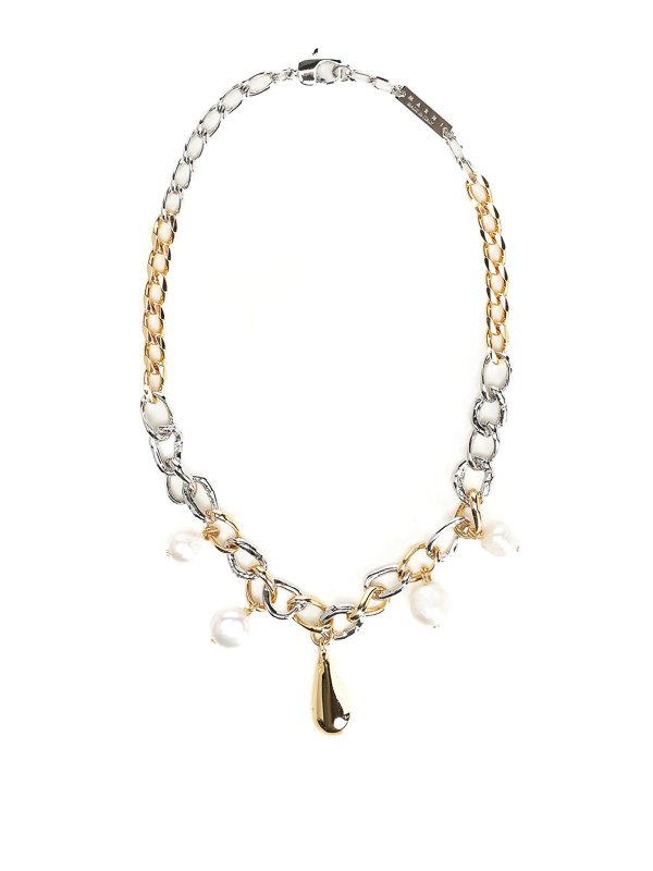 Marni: Collier - Colliers - Or