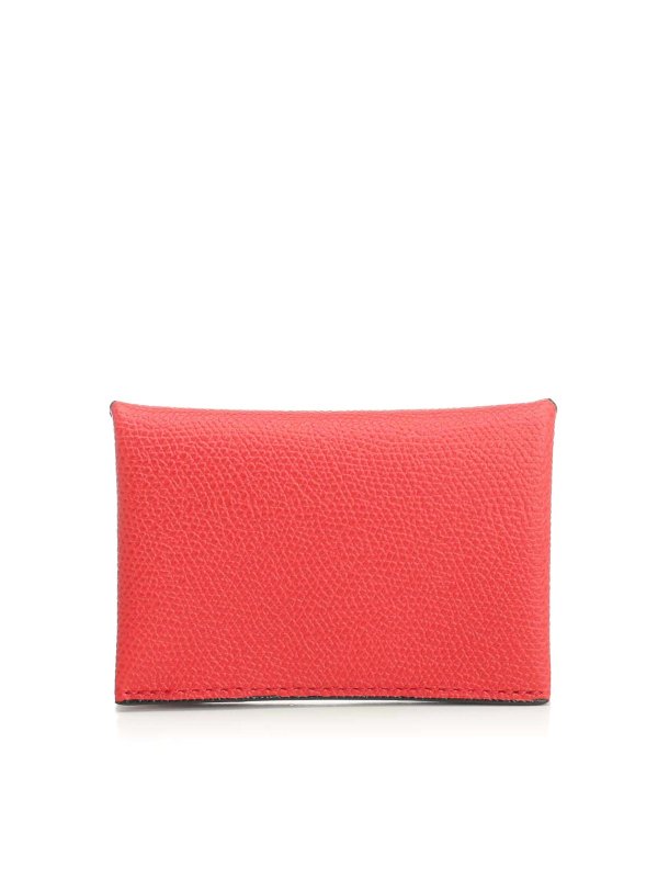 VALEXTRA: wallets & purses - Button Card Holder