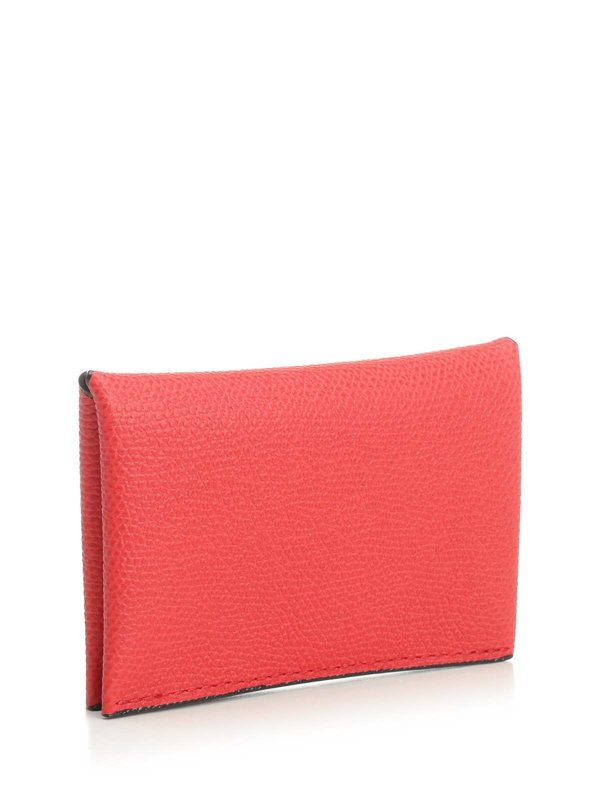 VALEXTRA: wallets & purses online - Button Card Holder