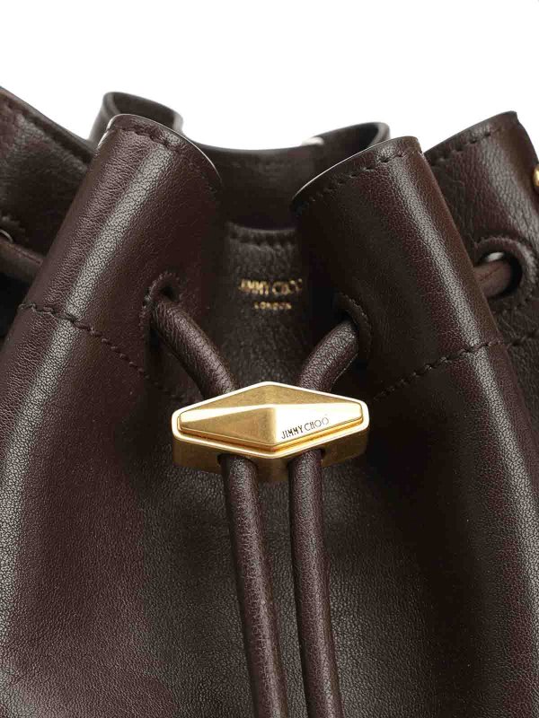 JIMMY CHOO buy online Brown Leather Cinch Bucket Bag
