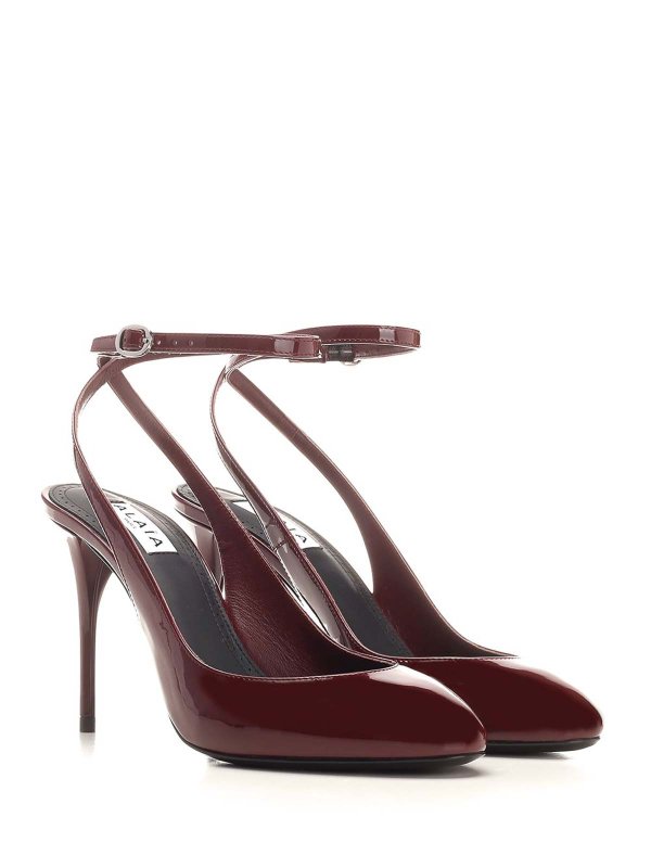 Alaïa: court shoes online - Rounded Toe Sling Back