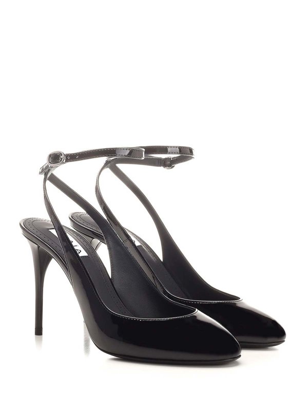 Alaïa: court shoes online - Rounded Toe Sling Back