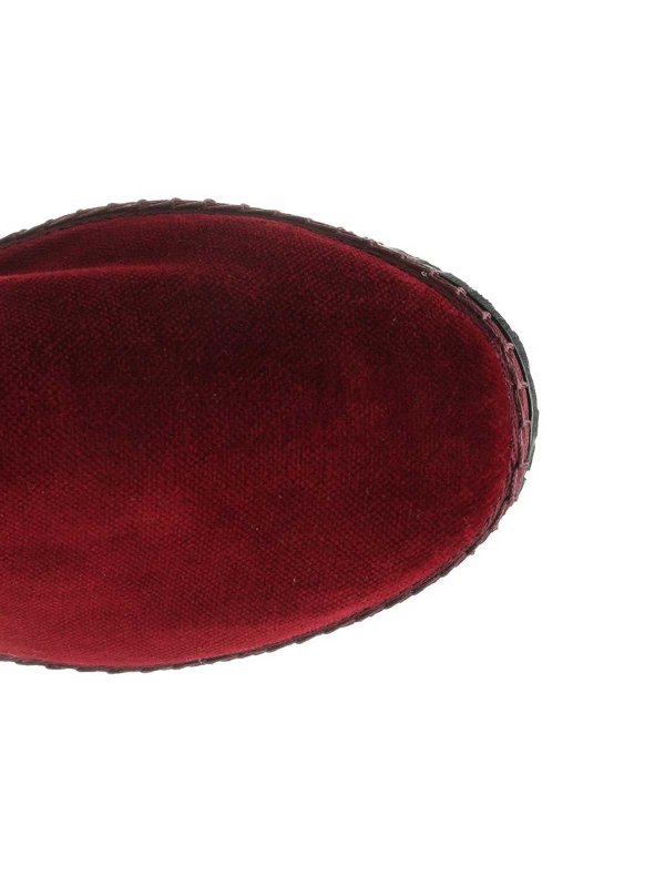 フラットシューズ - ダークレッド shop online: VIBI VENEZIA