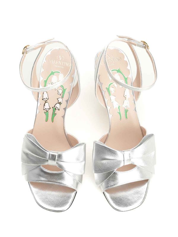VALENTINO GARAVANI buy online サンダル - 銀