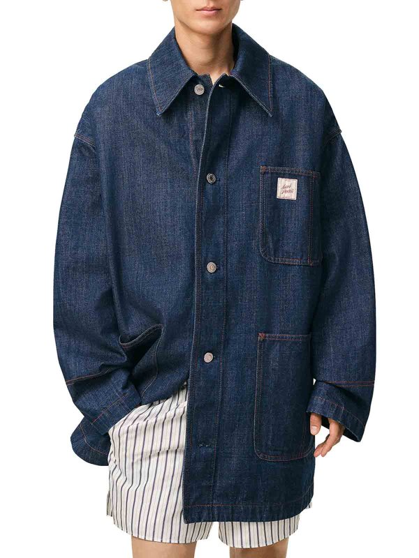 The Best Shops AMI PARIS: casual jackets - Heritage Insert Cotton Work Jacket