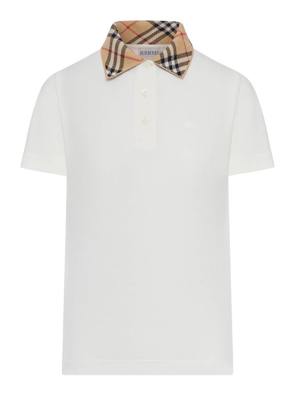 BURBERRY: Polos - Polo - Blanco