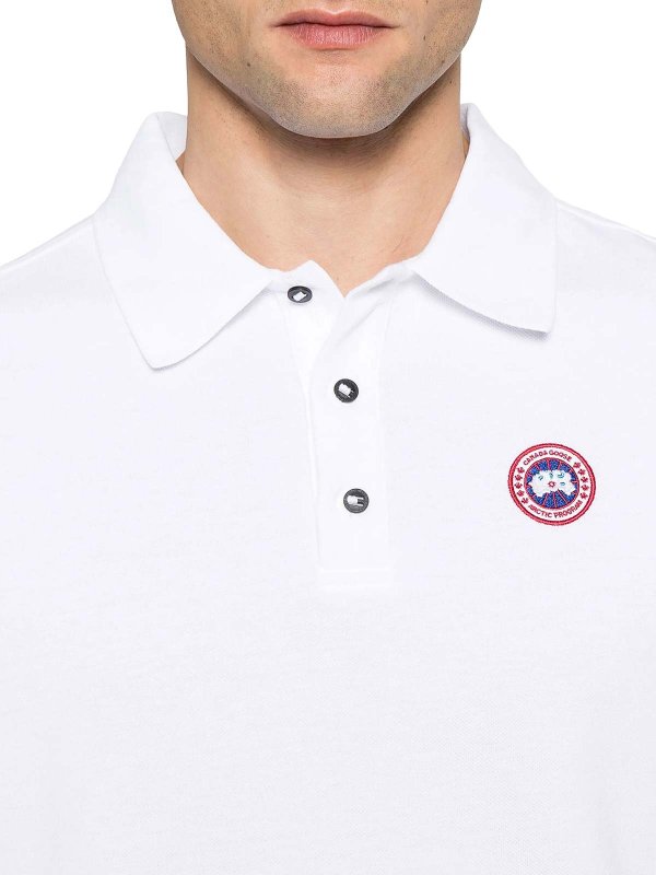 ポロシャツ - 白 shop online: Canada Goose