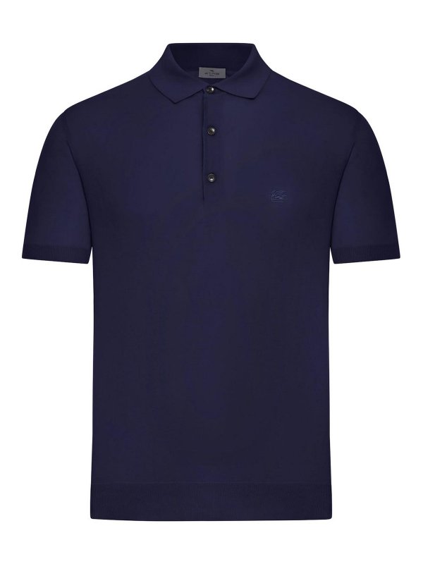 ETRO: Polos  - Polo - Bleu