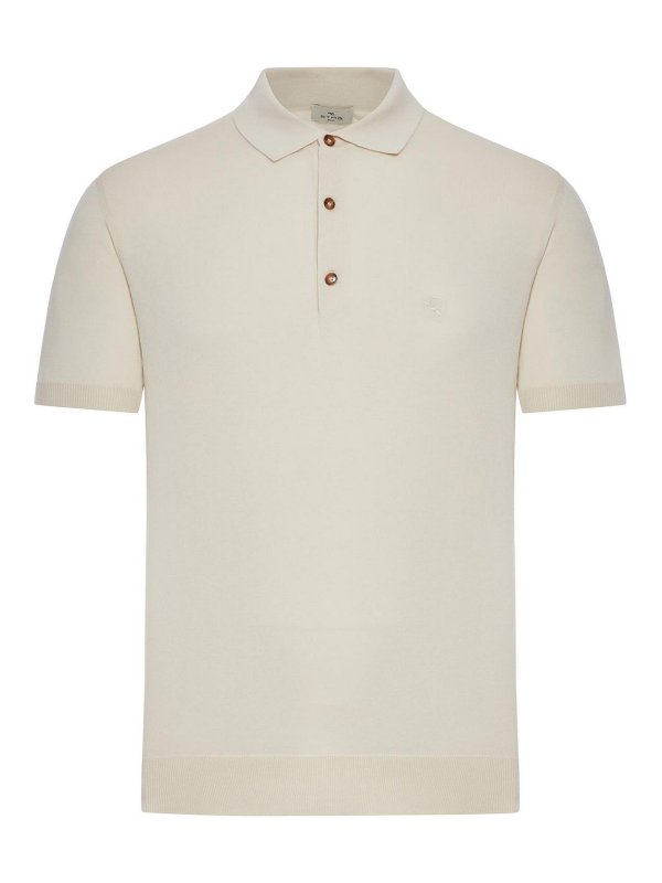 ETRO: Polos  - Polo - Blanc