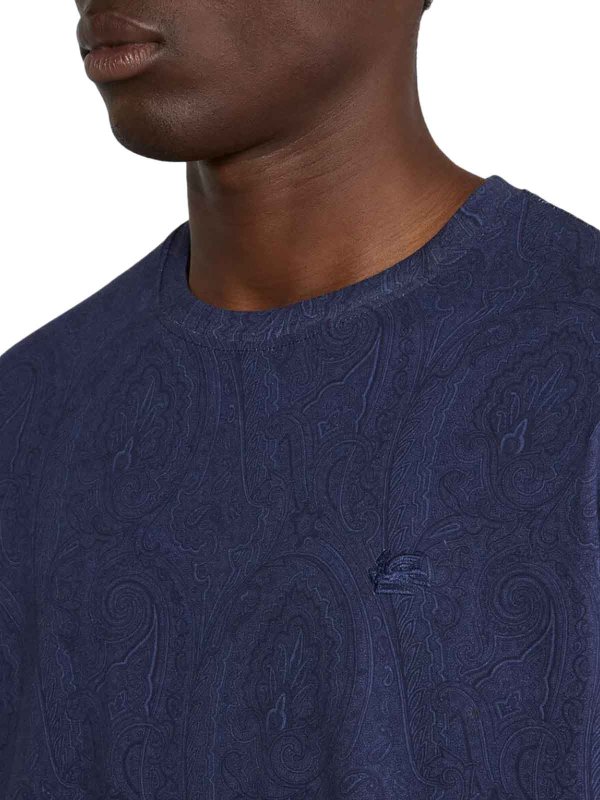 Cotton T-Shirt With Arnica Pattern Replica 
online: ETRO