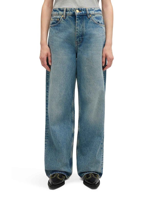 The Best Shops GANNI: ボーイフレンドデニム - ボーイフレンド - ブルー