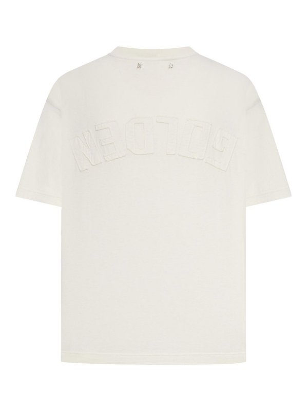 GOLDEN GOOSE: Camisetas online - Camiseta - Blanco