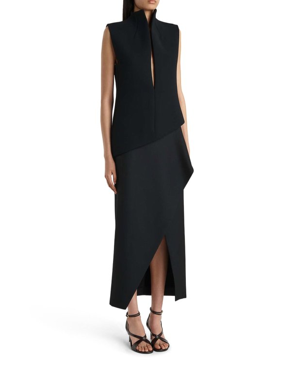 KHAITE: ニーレングススカート＆ミディ丈 online - 膝丈/ミディスカート - 黒