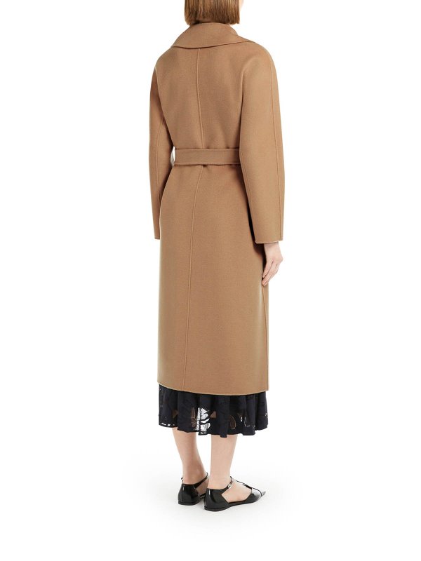 膝丈コート - ブラウン shop online: Max Mara