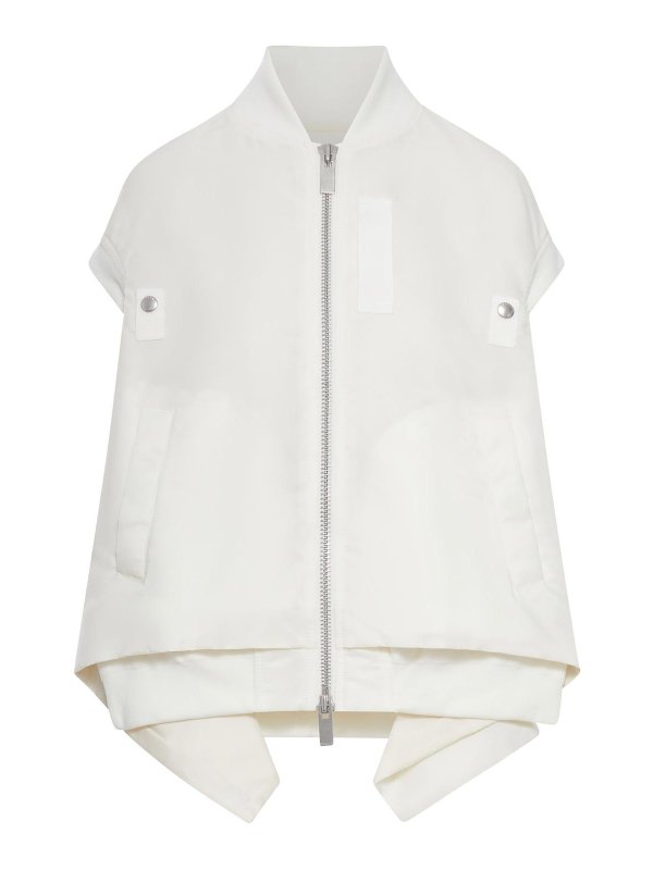 Sacai: ベスト - ベスト - 白