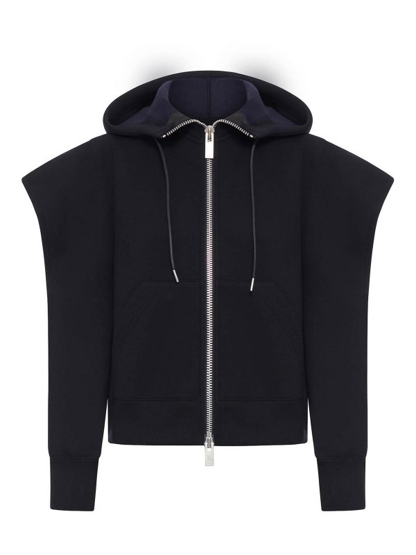 Sacai: スウェット＆セーター - スウェットシャツ/セーター - 黒