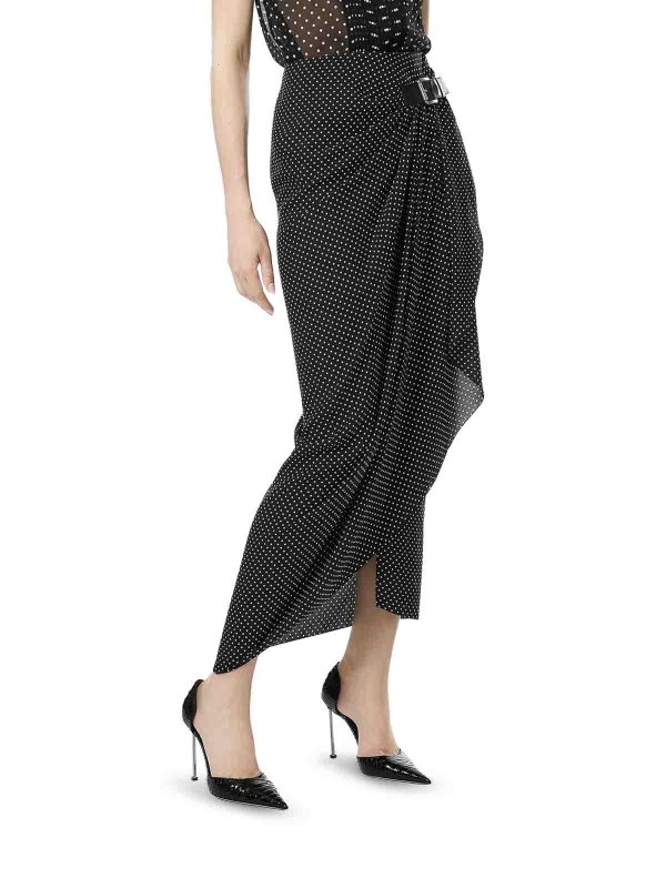 The Best Shops TOM FORD: ニーレングススカート＆ミディ丈 - 膝丈/ミディスカート - 黒