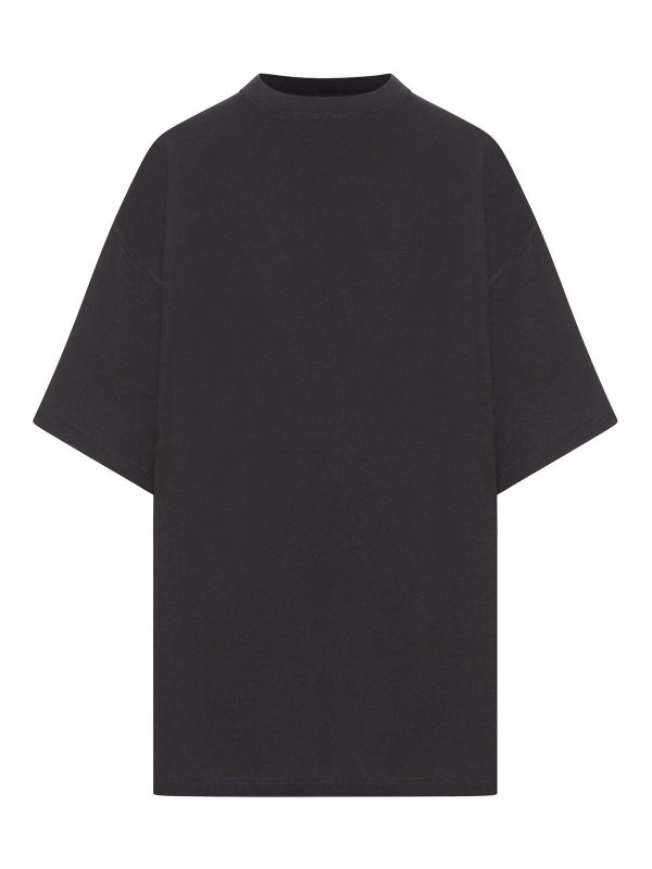 BALENCIAGA: t-shirts - Blackletter Script Oversized T-Shirt