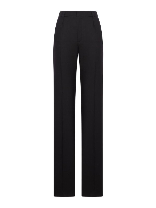 SAINT LAURENT: casual trousers - Wool Pants