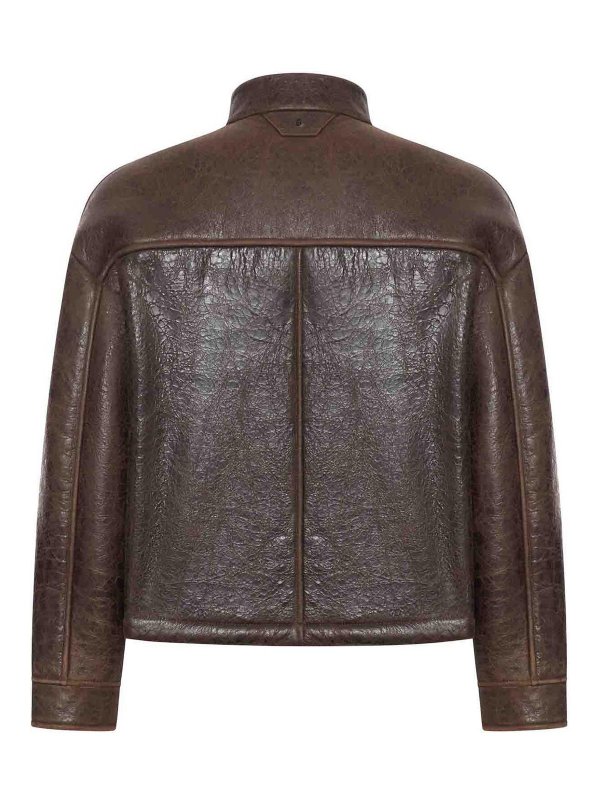 SALVATORE SANTORO: レザージャケット online - レザージャケット - ブラウン