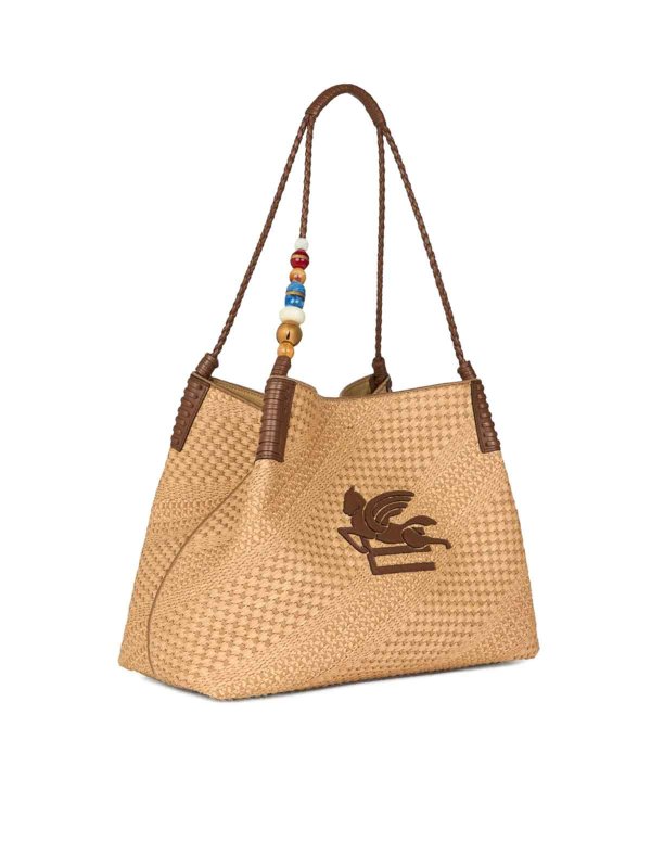 ETRO: Handtaschen online - Shopper - Nude