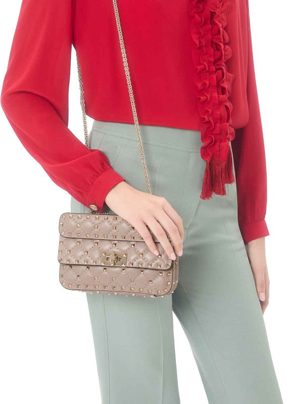 VALENTINO GARAVANI: トートバッグ online - トートバッグ - ヌードカラー