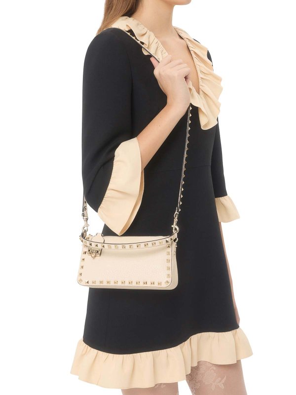 VALENTINO GARAVANI: クロスボディバッグ online - クロスボディバッグ - ヌードカラー