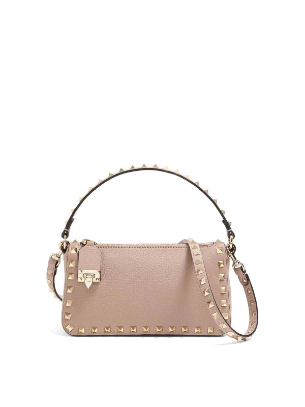 VALENTINO GARAVANI: クロスボディバッグ - クロスボディバッグ - ヌードカラー