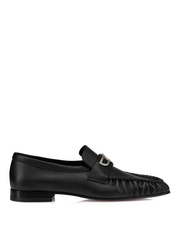 CHRISTIAN LOUBOUTIN: mules shoes - Lambskin Nappa Leather Mocallista Loafers