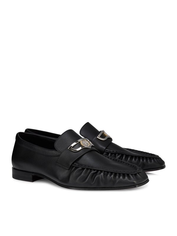 CHRISTIAN LOUBOUTIN: mules shoes online - Lambskin Nappa Leather Mocallista Loafers