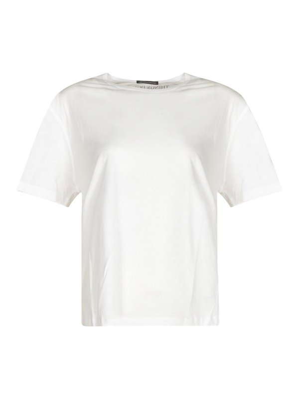 ANN DEMEULEMEESTER: ニーレングスドレス - 膝丈ドレス - 白