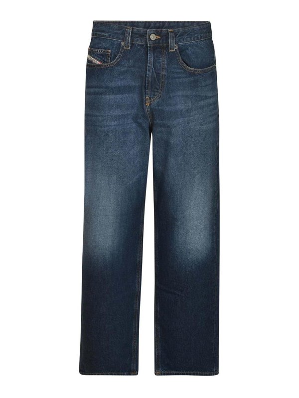 DIESEL: Jeans Rectos - Vaqueros Rectos - Azul