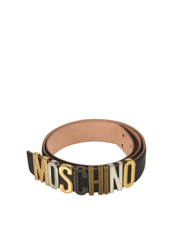MOSCHINO: ベルト online - ベルト - 黒