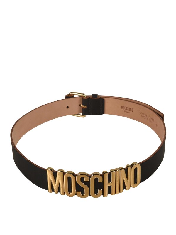 MOSCHINO: Cinturones online - Cinturón - Negro