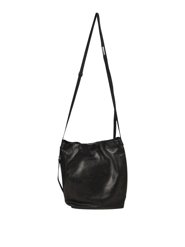 The Best Shops ANN DEMEULEMEESTER: クロスボディバッグ - シャツ - 黒