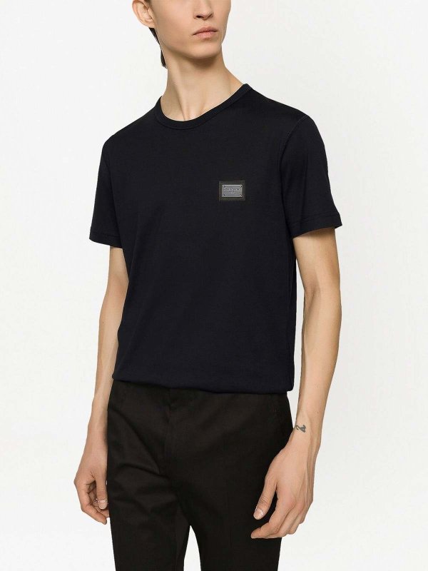 DOLCE & GABBANA: T-shirts online - T-Shirt - Bleu