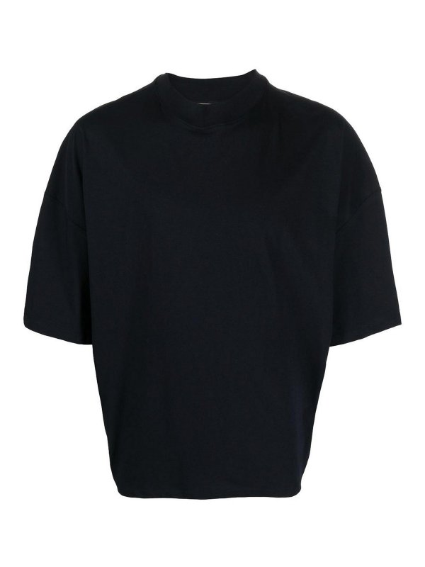 JIL SANDER: T-shirts - T-Shirt - Schwarz