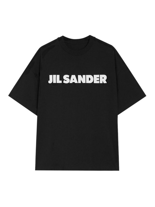JIL SANDER: T-shirts - T-Shirt - Schwarz