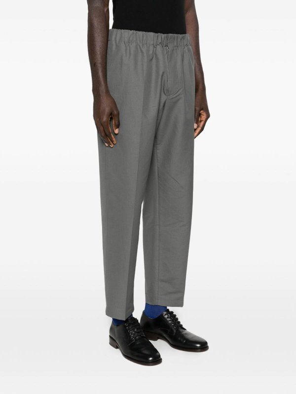 The Best Shops JIL SANDER: カジュアルトラウザー - カジュアルパンツ - 黒