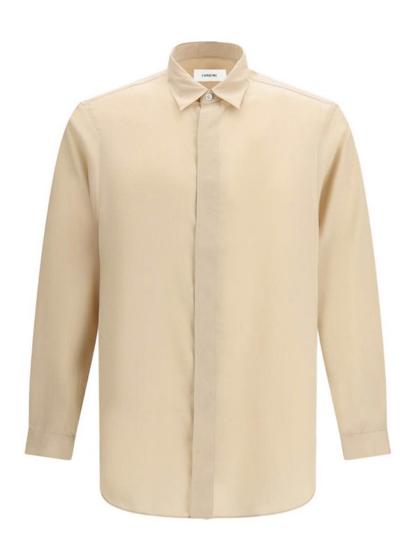 LARDINI: Hemden - Hemd - Beige