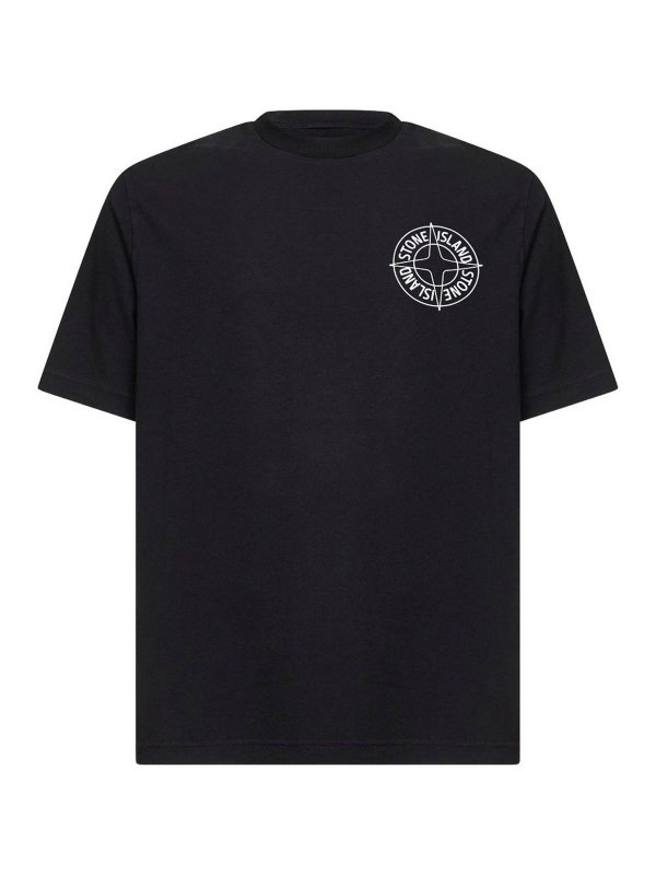 STONE ISLAND: Camisetas - Camiseta - Negro