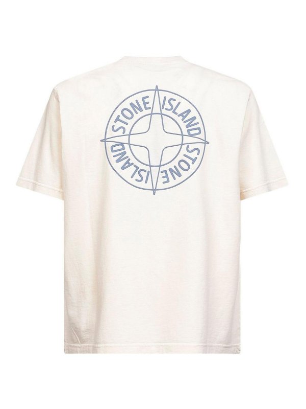 STONE ISLAND: Camisetas online - Camiseta - Blanco