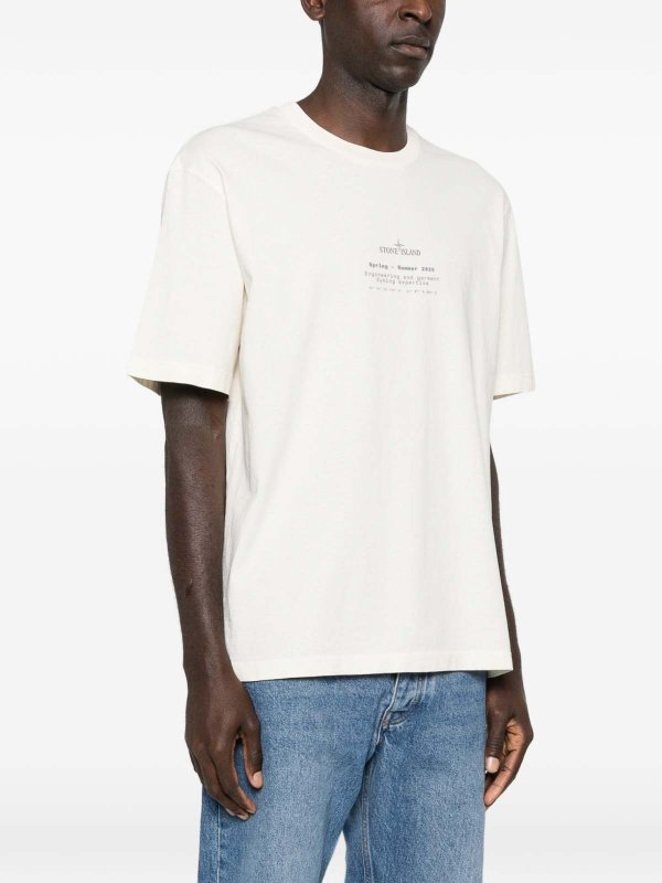 T-Shirt - Weiß Replica 
online: STONE ISLAND