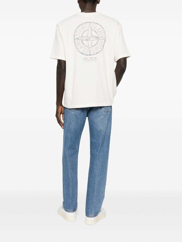 STONE ISLAND buy online T-Shirt - Weiß