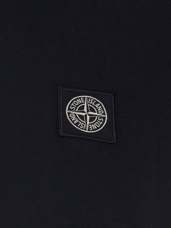 STONE ISLAND: T-shirts online - T-Shirt - Schwarz