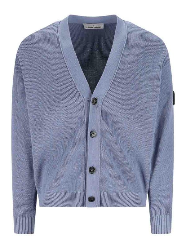 STONE ISLAND: カーディガン - カーディガン - ブルー